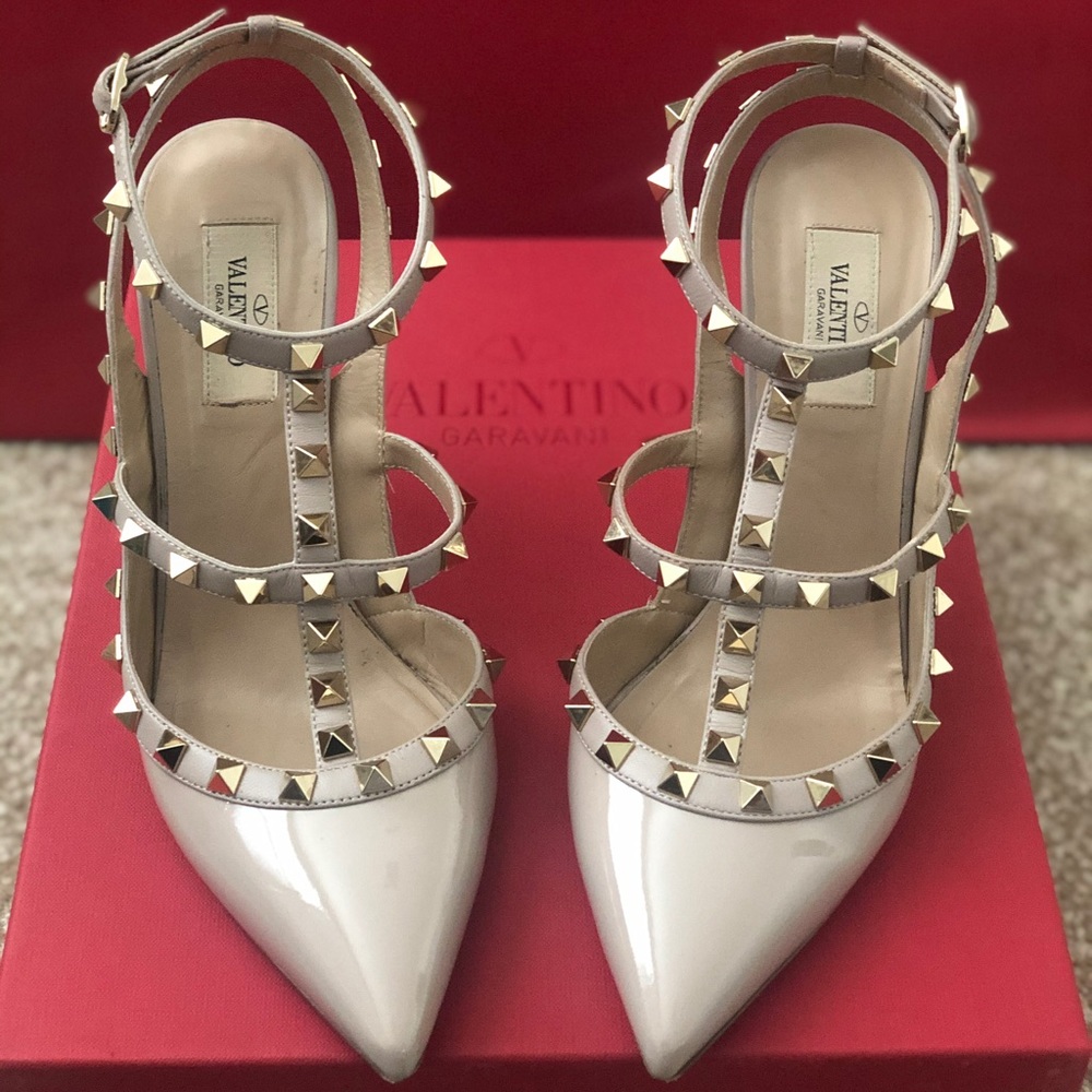 Valentino Rockstud heels in Poudre - size 39